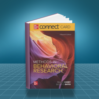ISE Methods in Behavioral Research 15th edition PDF