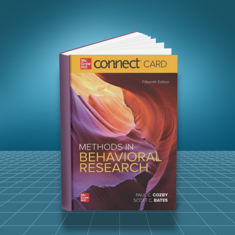 ISE Methods in Behavioral Research 15th edition