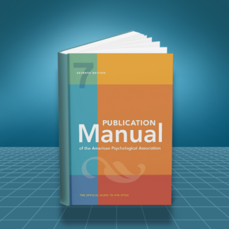 Publication Manual of the American Psychological 7th edition PDF